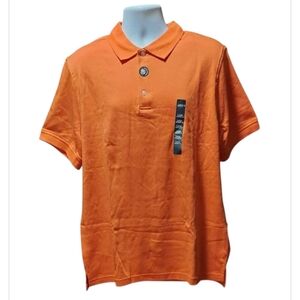 NWT Boca Classic Orange Golf Shirt with 50 UPF